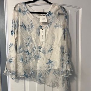 Viola Borghi long sleeve silk blouse